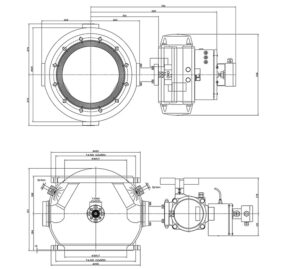 Imágen gráfica de las Válvulas de Segmento AGP de Sutein